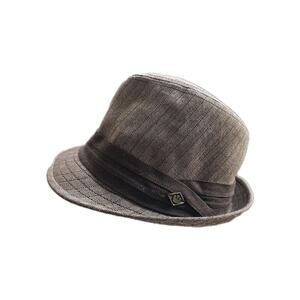 Goorin Bros Men’s Fedora Hat M Brown Pinstripe